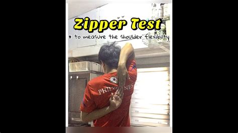 back scratch test procedure|zipper test score chart.